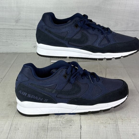 NEW Nike Mens Air Span 2 SE Midnight Navy SP19 BQ6052-400 Lace UP Sneaker Size 7 - Picture 5 of 11